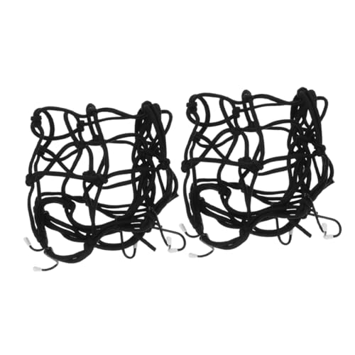 Zerodeko 2piezas Accesorios para Motocicletas De Carga Elástica para Motocicletas y Bicicletas Pequeñas con Ganchos para Asegurar Cascos y Equipaje Viajes