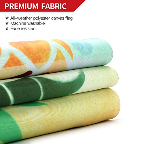 Anley Double Sided Garden Flag - Cartoon Pineapple Welcome Decorative Spring Summer Garden Flags - Weather Resistant & Double Stitched - 18 X 12.5 Inch #TOP6