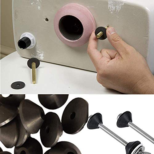 20-Pcs Toilet Bolt Rubber Washers For Screws Toilet Tank To Bowl Prevent Leakage Bolt Kits Conical Washers M610-Pcs/M810-Pcs #TOP1