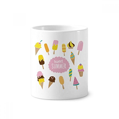 Cadeau de 9.6cm de hauteur coupe céramique motif glace pour anniversaire et fêtes