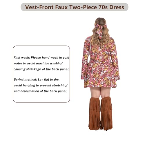 Costume hippie grande taille confortable pour soiree disco