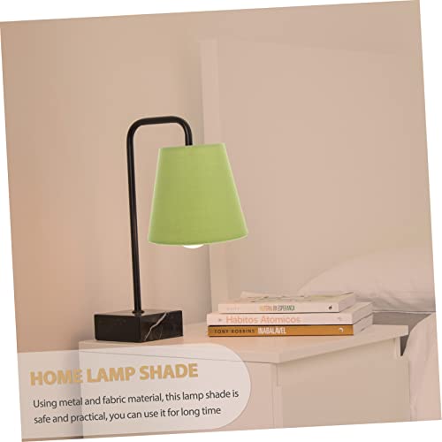 Image of Cabilock Retro Small Lampshade Green Drum Lampshade for Wall Lamp Lamp Shade Cover
