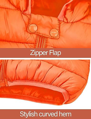 Happy Cherry Baby Boys Girls Two Piece Snowsuit Winter Hooded Puffer Down Jacket and Elastic Waist Snow Pants Sets3