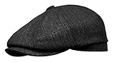 Rooster Herringbone Wool Tweed Newsboy Gatsby Ivy Cap Golf Cabbie Driving Hat