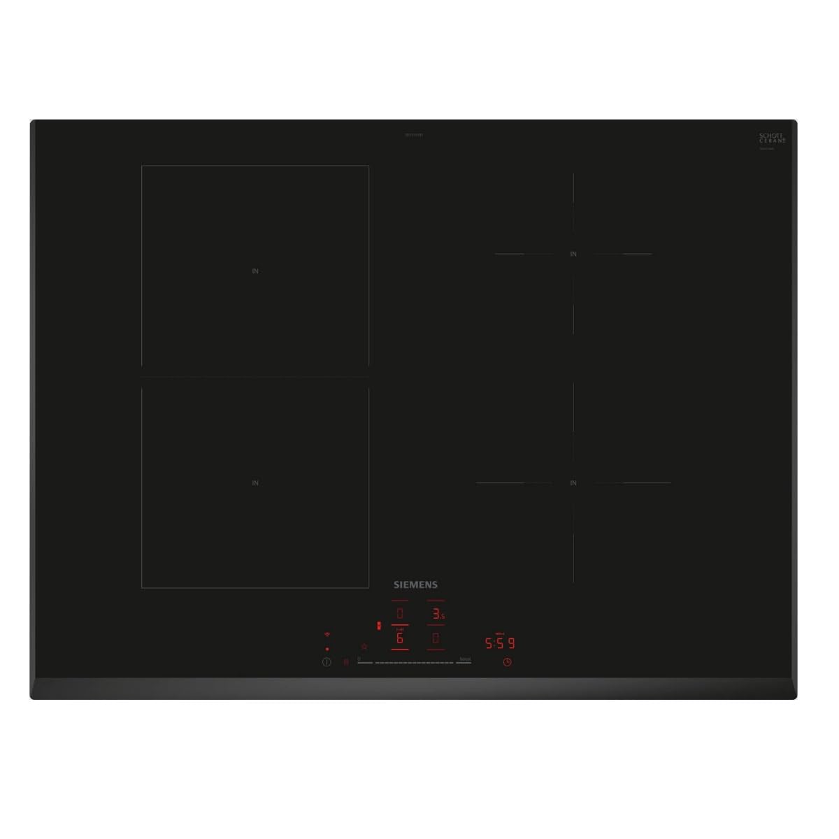 SIEMENS Plaque induction ED751HSB1E, IQ500, 70 cm, Combizone
