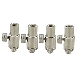 100% acciaio inossidabile Hirisi Tackle® Connettore a sgancio rapido in acciaio inossidabile per la pesca alla carpa Allarmi Rod Pod Bank Sticks