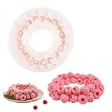 Himbeer-Ring Silikonform - 3D Beerenform Realistische Mousseform für Schokolade, Süßigkeiten und...