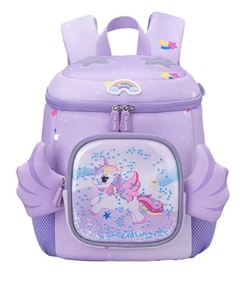 adson Cute 3D Unicorn Wings Shoulder Bags for Kids, Cartoon Bags for Kids - School Bags for Preschooler, Small Bags for School, Picnic Travelling for 3 to 10 Years old Kids, Boys, Girls(MultiColour)-picture-30
