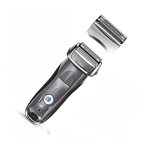 Replacement Head fits Braun Series 7, Compatible with Braun S7 Shavers:720,750CC,760CC,765CC,790CC,799 & 797.Shaver Replacement Foil Head 70S (Shaving Lubricant First & Easy To Clean)-Silver