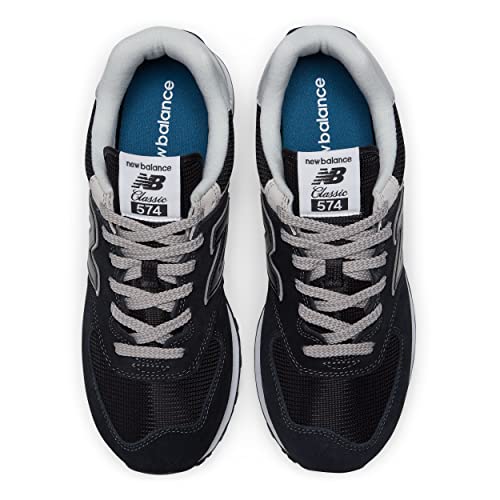 New Balance Men's 574 Core Sneaker, Black/White, 11 #TOP5