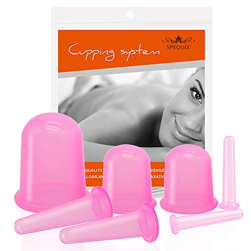 SPEQUIX Professional Cupping Set Face & Body Massage Cupping Therapy Set Cupping Therapy Sets for Muscle Soreness Trigger Joint Pain Relief Increase Collagenâ¦