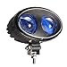 Lampe de sécurité LED 8 W pour chariot élévateur - Lumière bleue - Lampe d'avertissement pour fourche, entrepôt, fourche, camion, sécurité piéton - DC 10 V-100 V - Large tension de 250 lm