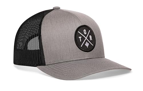 Image of HAKA State City Trucker Hat for Men & Women, Adjustable Baseball Hat, Mesh Snapback, Sturdy Outdoor Black Golf Hat