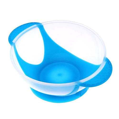 SEWOART Dog Bowl Slow Feeder Skid-Resistant Plastic Pet Bowl Two Handles for Wet Dry Food Random Color