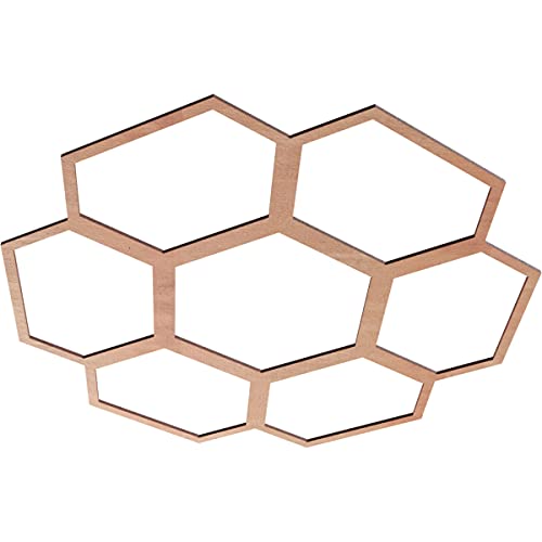Image of Ekena Millwork 32 inchOD x 11 1 /4 inchID x 3 /8 inchT Florin Wood Fretwork Pierced Ceiling Medallion, Cherry