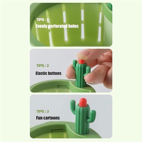 Colador para fregadero de cocina diseño cactus plástico miniatura 5