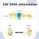 BECEN 2 Watt 6dB SMA Typ fester Dämpfer - 2W RF Fixed Attenuator SMA Stecker 6Ghz