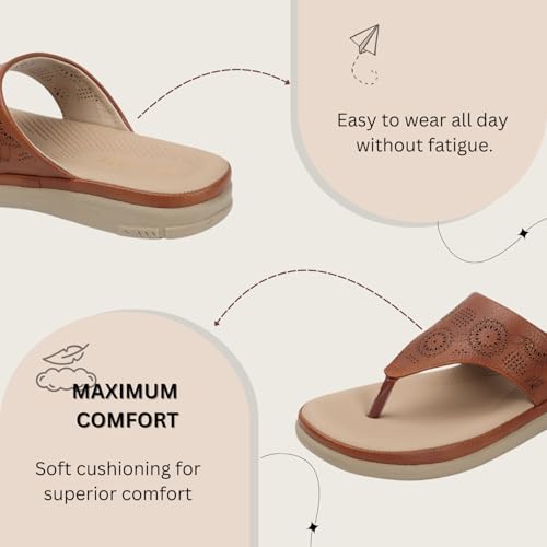 Image of TRASE Slippers for Women Stylish Flat | Lightweight Comfortable Slip-On Sandals for Women | Ladies Footwear for All Day Comfort