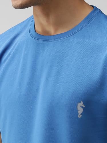 Image of EPPE Men's Round Collar T-Shirt | Regular & Dry Fit Summer Stylish Casual Tee | Polyester Half Sleeve T-Shirts for Men.