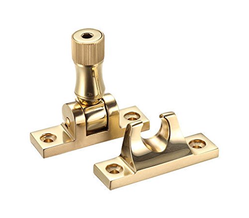 Fulton & Bray Brighton Sash Fastener - Polished Brass - Locking