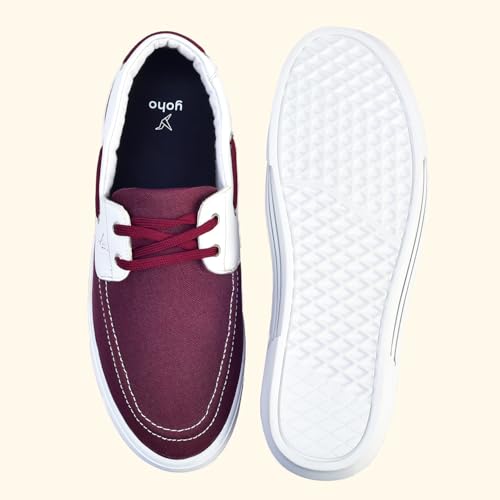 Image of YOHO Sailor Men's Versatile Stylish Breathable Canvas Boat Shoe