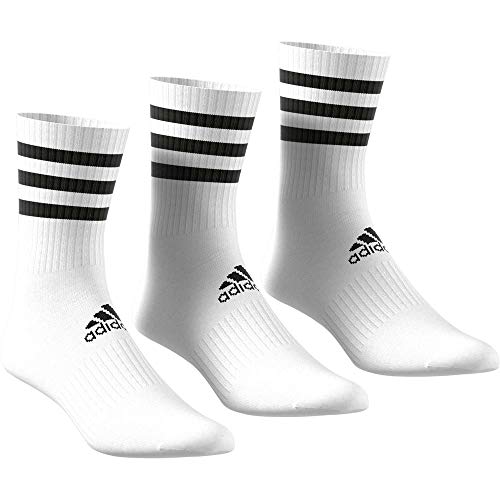 Meia Cano Longo Adidas 3 Stripes 3 Pares
