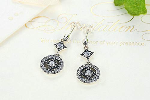 Pendientes de plata de ley 925 con gota AAA de brillo sofisticado para novias 4