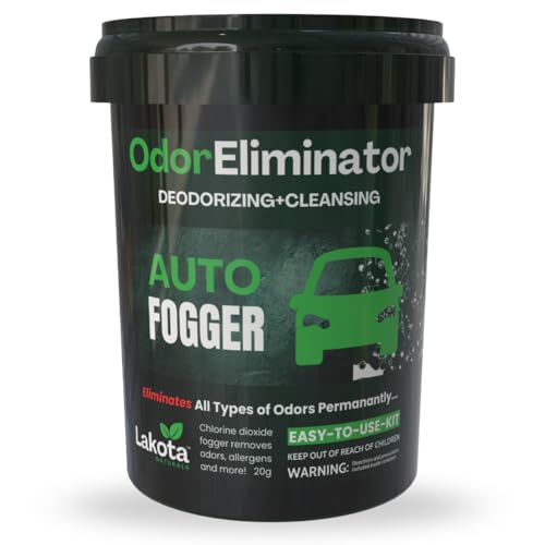 Chlorine Dioxide Fogger Deodorizing Kit, Car Bomb Odor Eliminator, Smoke Smell...