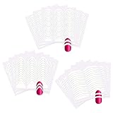 Sularpek 1845 Pieces 3 Designs French Manicure Nail Art Stickers, French Nail Tips Guides Stickers,
