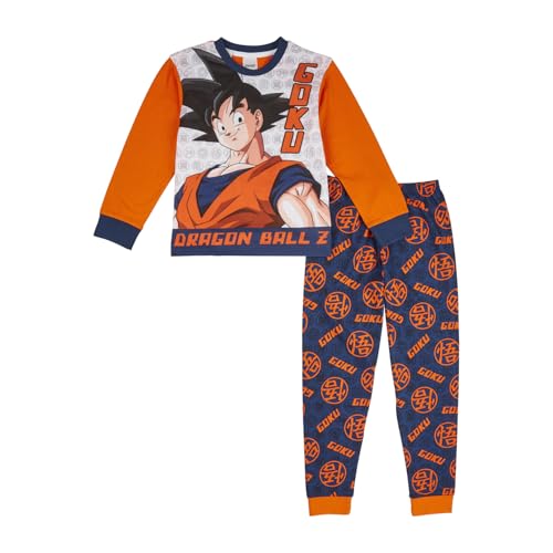 Dragon Ball Z Pigiama per ragazzi, Goku Pjs per ragazzi, merchandising anime, abbigliamento ufficiale, Arancione, 7-8 Years Dragon Ball Z Pigiama per ragazzi, Goku Pjs per ragazzi, merchandising anime, abbigliamento ufficiale, Arancione, 7-8 Years