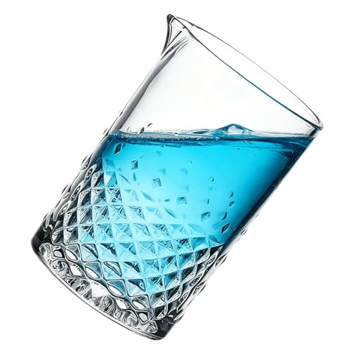 Vaso mezclador de cristal de 700ml para preparar cócteles sin derrames 2
