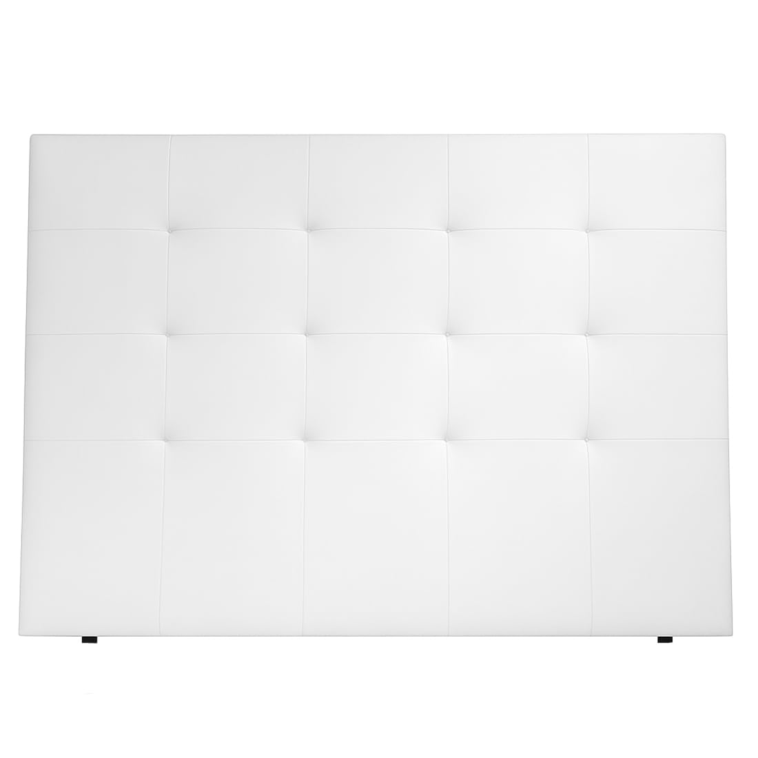 Acomoda Textil – Cabecero Tapizado para Cama Individual, Matrimonial o Queen. Cabezal Elegante, Acolchado y Resistente Ideal para Dormitorio Moderno y Fácil de Instalar (Liam Blanco,160x120x3 cm)