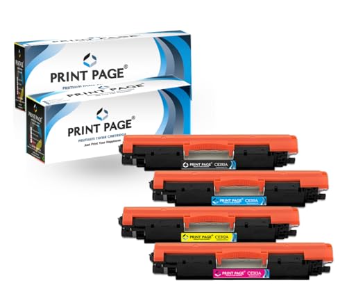 Image of 126A Toner Cartridge Compatible for Color LJ Printers CP1025, CP1025NW, M175A, M175NW, M275MFP (126A - 4 Colour Combo)