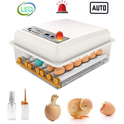 18 Mini Egg Incubator Digital Fully Automatic Hatcher with Egg Turning for Chickens