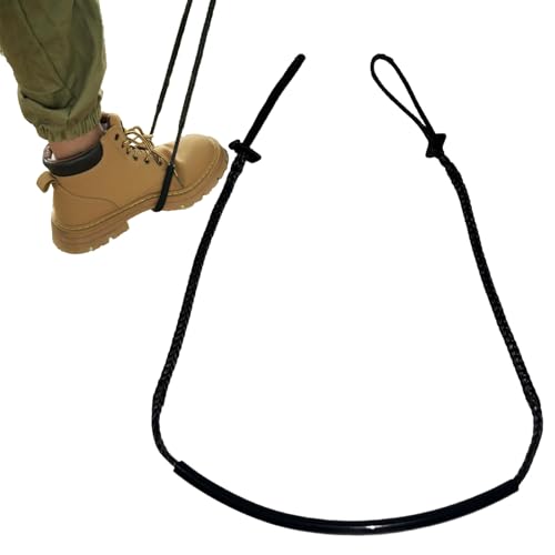 Hozaenwa Klettersteighilfe 110 Zentimeter,Baumkletter-Hilfssystem - Leichte Fußsteighilfe Für Baumstand Felsklettern Camping Höhlenbergsteigen Wanderung Sport Wildnisüberleben Outdoor