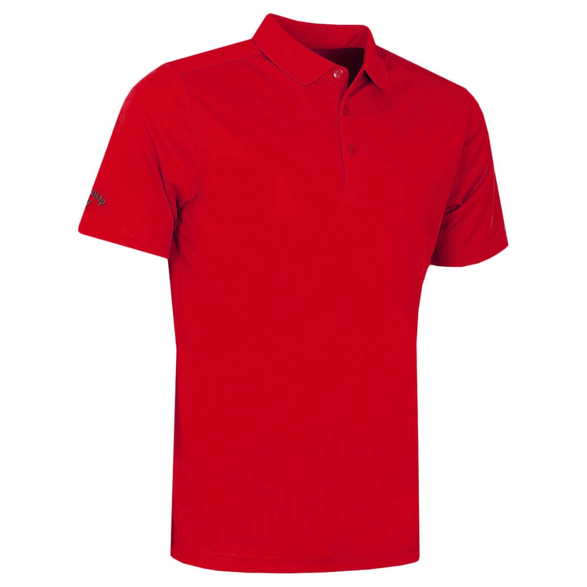 Callaway Men's True Red Golf Tournat Opti-Dri Polo Shirt - Xl