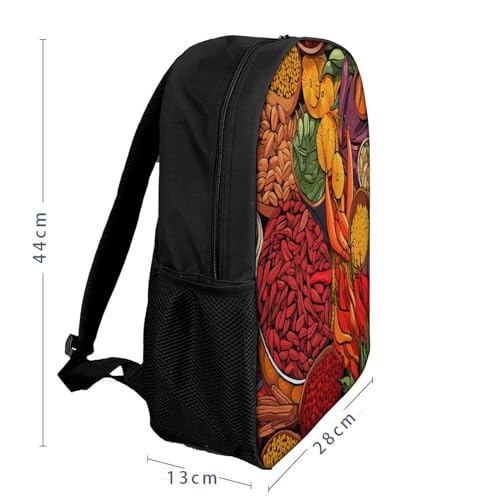 Sac à dos enfants Spices 17 pouces avec imprimé cartoon 3D pour la maternelle et l'école