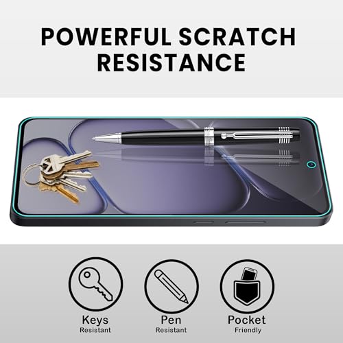 Image of FIRST MART Military-Grade Matte Tempered Glass for OnePlus Nord CE 6 Lite - 9H Screen Protector, Anti-Glare Protection, Scratch-Resistant, Bubble-Free (1 Pack)