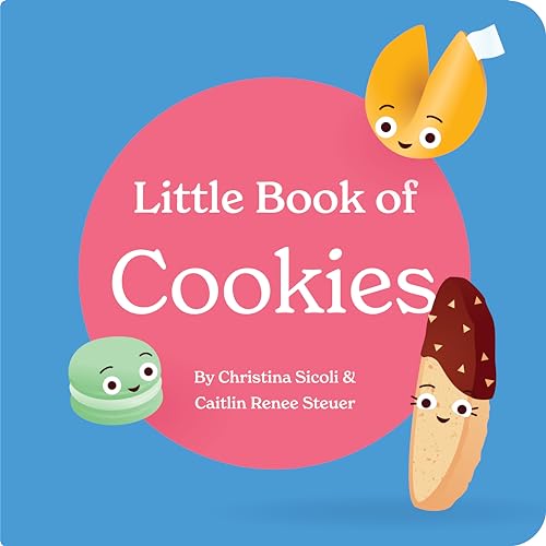 Image of Little Book of Cookies Board Book for Babies and Toddlers Rhymes about Baking in the Kitchen with Kids Baby Book 0-12 Months Childrens books ages 0-3 (Little Books: Culinary Collection (3 books))