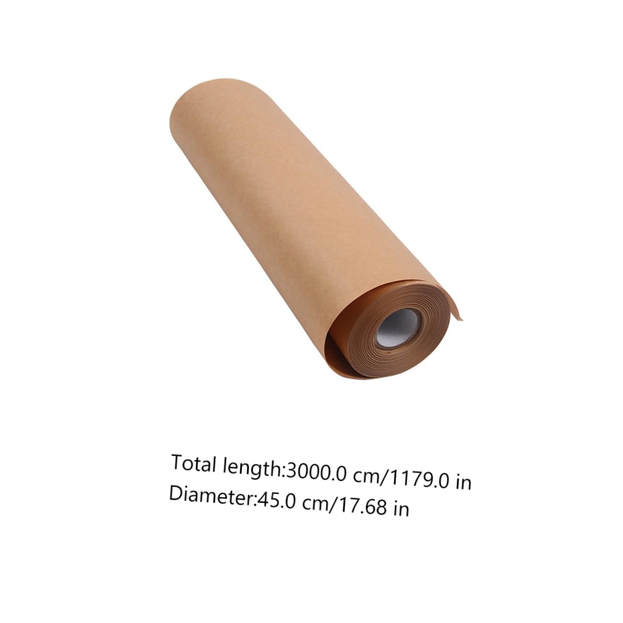 Veemoon Papier Kraft Marron pour Emballage et Artisanat, Rouleau de 45 Cm X 30 M Toucher Confortable, pour Emballage Présent et Décoration