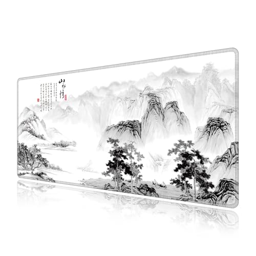 Grand mousepad large LL-COEUR tapis de souris de table 700x300 mm
