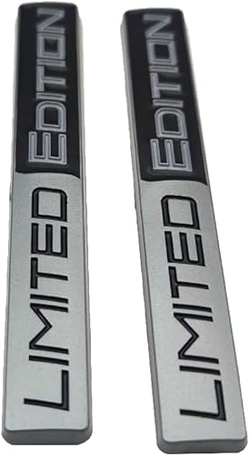 Miniatura 6 de 2 calcomanías de metal de edición limitada con logotipo, guardabarros, tapa de automóvil, para puerta trasera y maletero Turbo (plata mate negro)