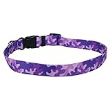 Yellow Dog Design Camo Purple Dog Collar 1' Wide and Fits Neck 18 to 28', Large, (CMPR106)