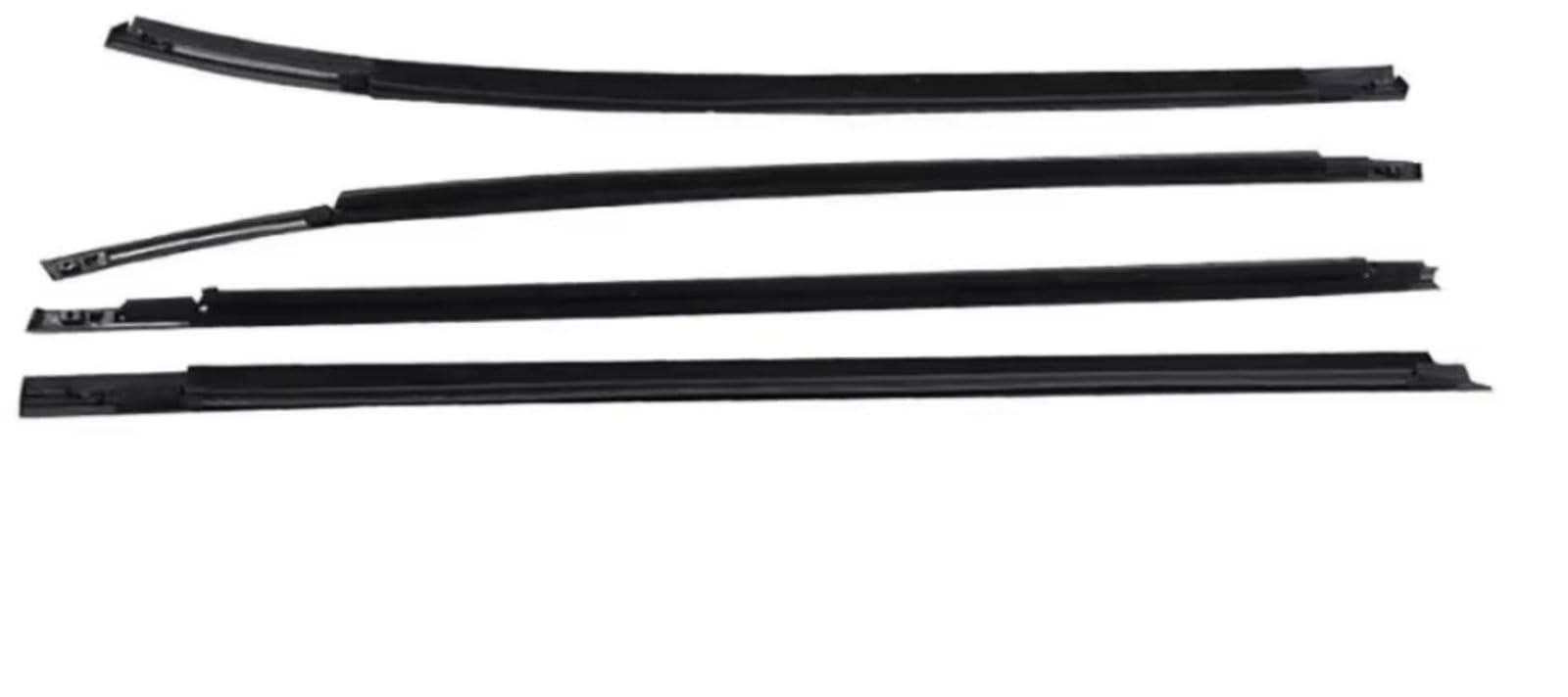Pbqenxb Black For Hyundai For Ix35 82210-2S000 Weatherstrip For Tucson Lm 2Nd 2010-2013 4 Outside Windows Glass Rubber Outer Window Weatherstrip(Black)