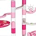 MindWare Pink Sparkle Marble Run Set with 103 Pieces