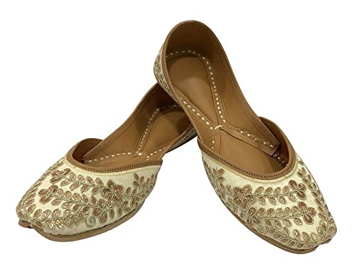 Multi Punjabi Jutti for Women's Wedding Shoes Traditional Handmade Ethnic Brdial Soft Flat Leather Jooti2