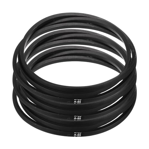 uxcell 3pcs A85 or 4L870 Classic Wrapped Rubber V-Belt, 85"(2160mm) Inside Circumference, A Profile V Belt
