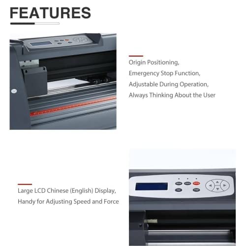 375mm vinyl snijplotter 3 bladen offline controle plotter machine vinyl cutter plotter folie plotter folie printer professionele plotter snijden - Image 4