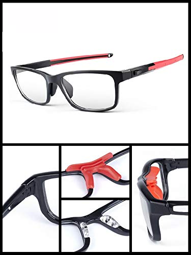 Runspeed Sports Basketball Glasses With Adjustable Elastic Wrap Strap Safety Eyewear Goggles For Men Women Youth Football Soccer Rugby Volleyball Hockey Golf (Black) #TOP2