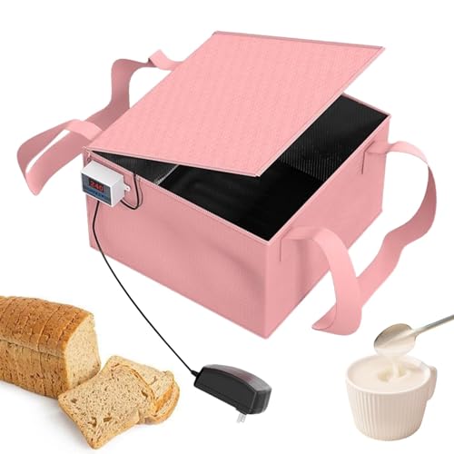 Caja de calor genérica del gabinete de fermentación, gabinete de fermentación de masa con calefacción | Contenedor de masa, fermento de vino de arroz, yogur, caja de reproducción de